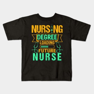 Future Nurse Funny Nursing Student Graduation Gift Kids T-Shirt